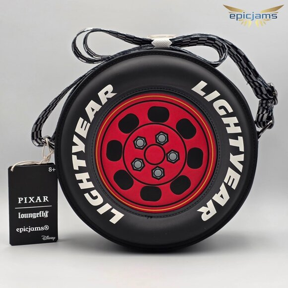 Loungefly Handbags - Loungefly Disney Pixar Cars Lightning Mcqueen Tire Crossbody Bag
